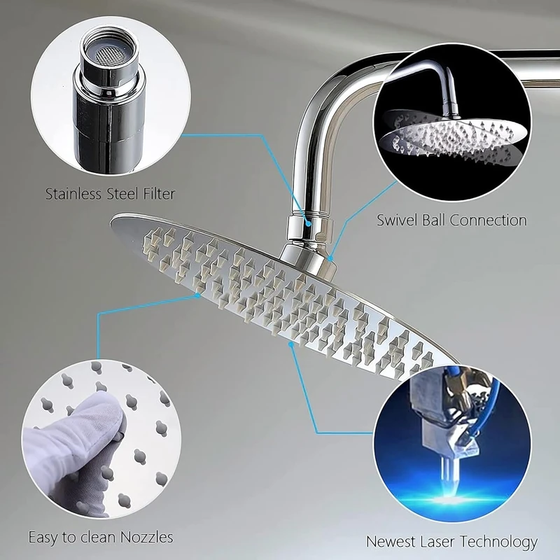 عکس شماره 8 : علم دوش حمام پاپیروس مدل یونیورست کوهانی شامادورا