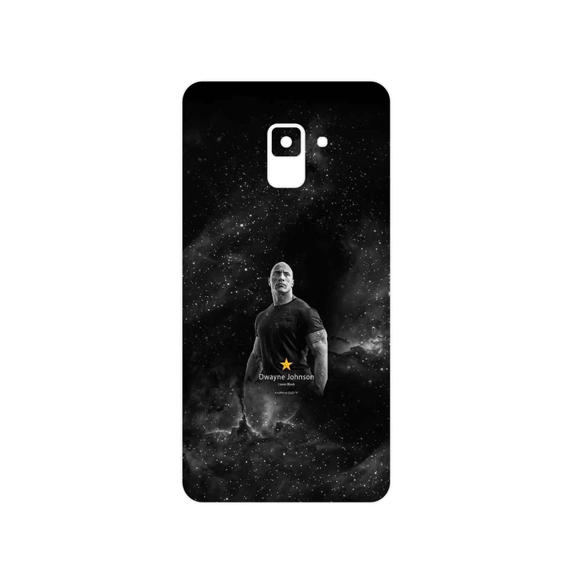 برچسب پوششی ماهوت مدل Dwayne Johnson مناسب برای گوشی موبایل سامسونگ Galaxy A8 Plus 2018