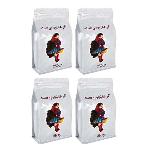 آلو بی هسته لیمونار - 250 گرم بسته 4 عددی