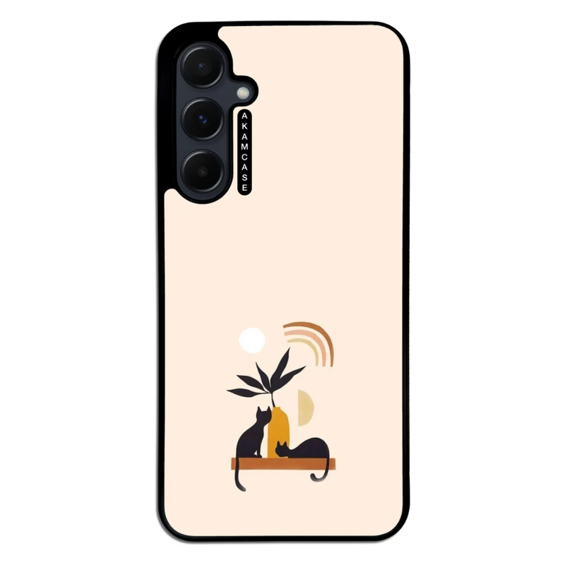 کاور آکام مدل AMC-WSGA55-CATS-27 مناسب برای گوشی موبایل سامسونگ Galaxy A55