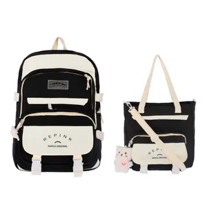 کوله پشتی مدل FASHIONBAG به همراه کیف دستی