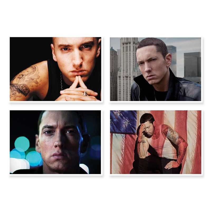 پوستر طرح Eminem کد A-1716 مجموعه 4 عددی