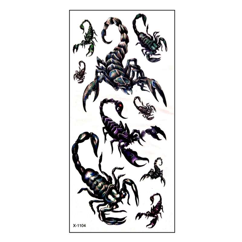 تتو موقت طرح عقرب کد 1105