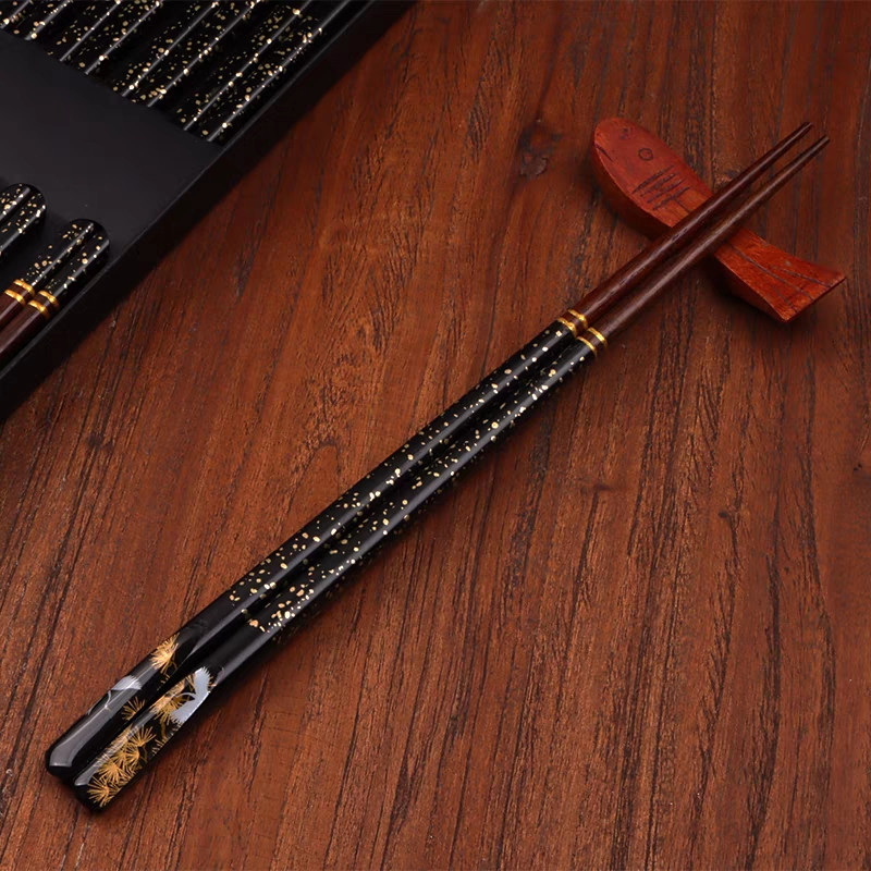 چوب غذاخوری مدل چاپستیک کد MRK08 مجموعه دو عددی