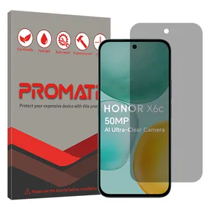 Promate Resistant model privacy screen protector suitable for Honor X6c mobile phone