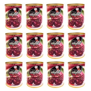 کمپوت گیلاس شیفته - 370 گرم بسته 12 عددی