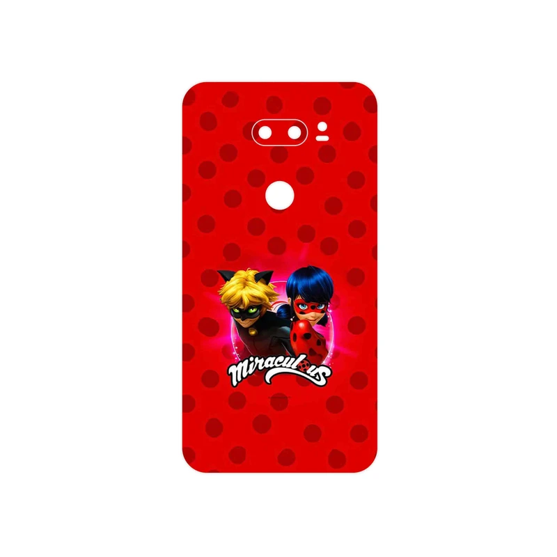 برچسب پوششی ماهوت مدل Ladybug and Cat Noir مناسب برای گوشی موبایل ال جی V30