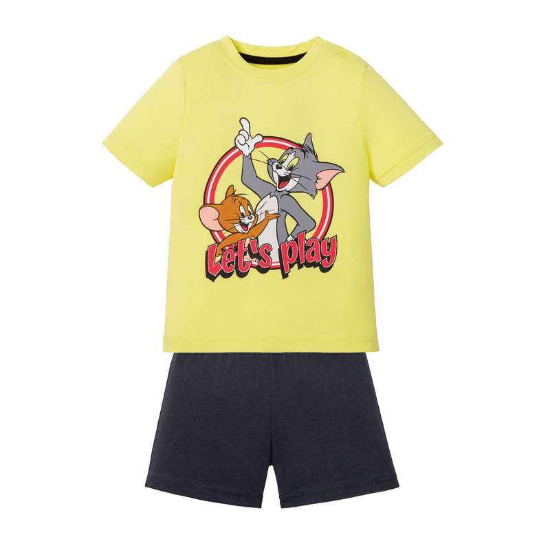 ست تی شرت و شلوارک پسرانه مدل 8308601