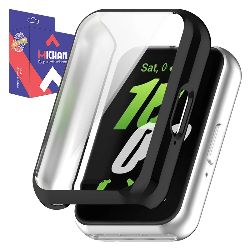 محافظ صفحه نمایش میچان مدل PLASTIC مناسب برای سلاعت هوشمند سامسونگ Galaxy Fit 3