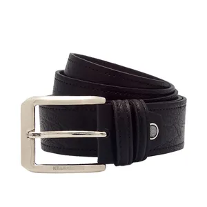 کمربند مردانه کیتی مدل چرم صنعتی پهن قلابدار  PRO205IN200