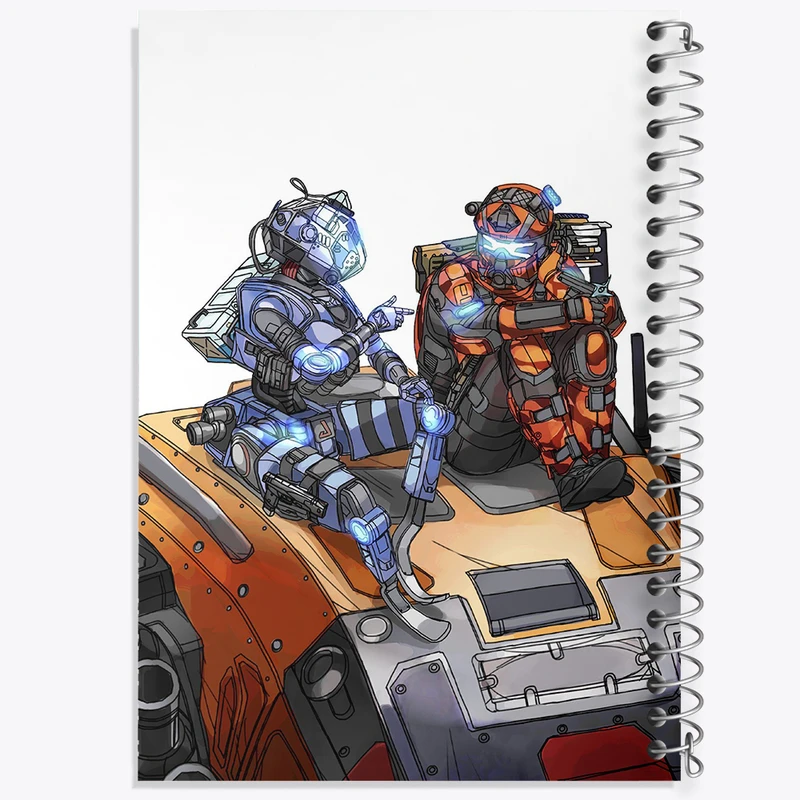 دفتر نت موسیقی 50 برگ خندالو مدل بازی تایتان فال (Titanfall) کد 32590