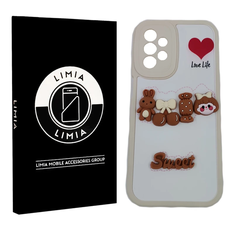 کاور لیمیا مدل فانتزی لنزدار ژله ای طرح عروسکی برجسته مناسب برای گوشی موبایل سامسونگ Galaxy A23