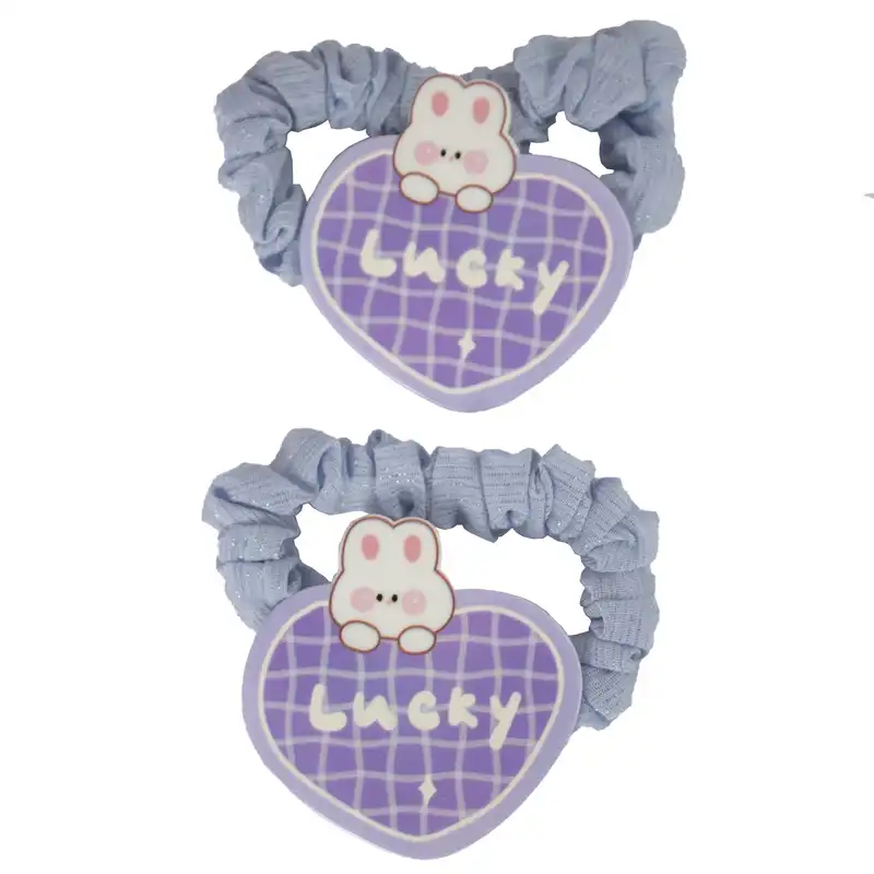 کش مو دخترانه مدل خرگوش کد 03 بسته 2 عددی