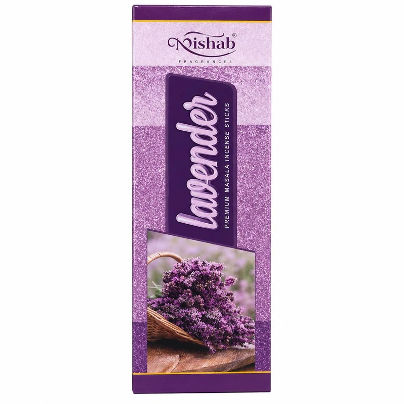 عود دستساز میصباح مدل لوندر lavender رایحه اسطوخودوس بسته 25 عددی