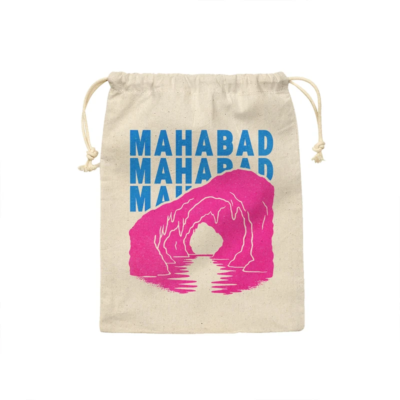 کیسه نان و سبزی ترمه طراحان ایده مدل نماد غار سهولان مهاباد کد map0003 - M سایز 23x33 سانتی متر