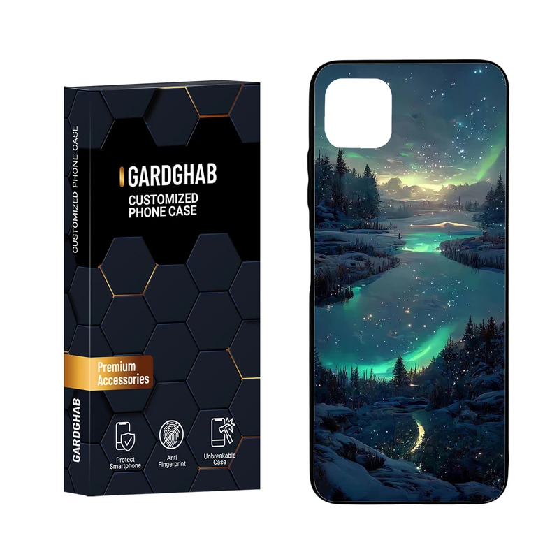 کاور گارد قاب مدل دور ژله ای منظره و طبیعت مناسب برای گوشی موبایل سامسونگ Galaxy A22 5G