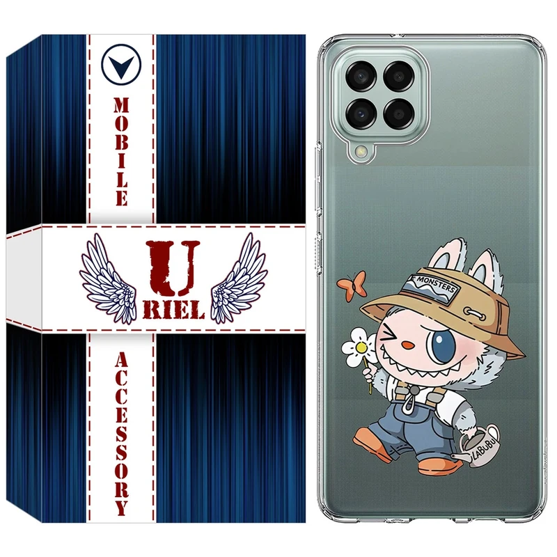 کاور یوریل مدل Clear کد 111 طرح لبوبو مناسب برای گوشی موبایل سامسونگ Galaxy A12 / A12 Nacho / M12