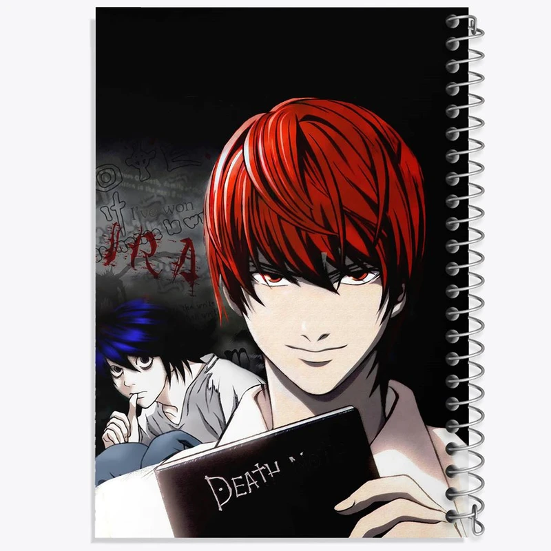 دفتر نت موسیقی 50 برگ خندالو مدل لایت و ال انیمه دفترچه مرگ Death Note کد 11305