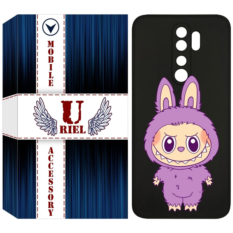 کاور یوریل قاب مدل KSH کد 150 طرح عروسک لبوبو مناسب برای گوشی موبایل شیائومی Redmi Note 8 Pro