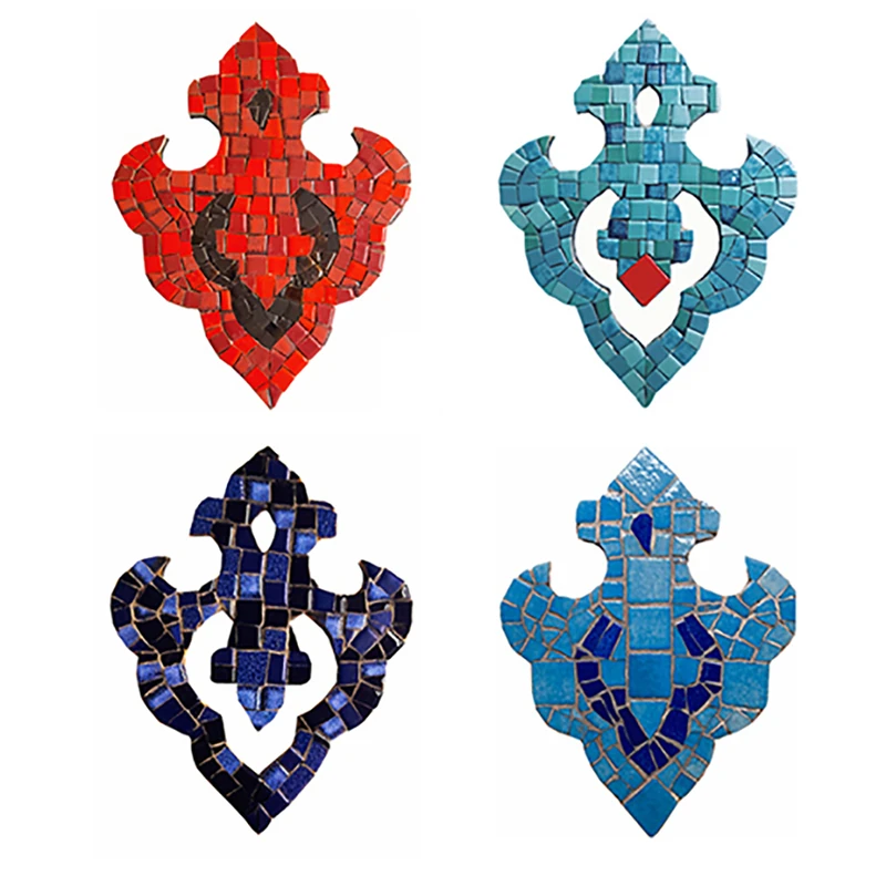 دیوارکوب کاشی کاری مدل لوتوس کد MA-07-19 مجموعه 4 عددی دیوارکوب کاشی کاری مدل لوتوس کد MA-07-19 مجموعه 4 عددی