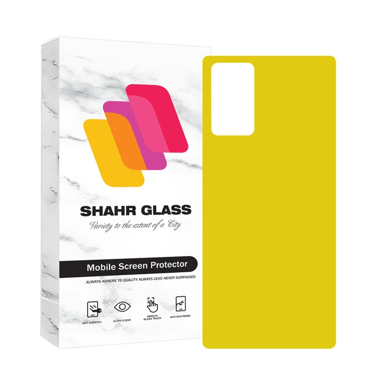 محافظ پشت گوشی نانو شهر گلس مدل NANOBSH مناسب برای گوشی موبایل سامسونگ Galaxy Note 20 4G / Galaxy Note 20 5G