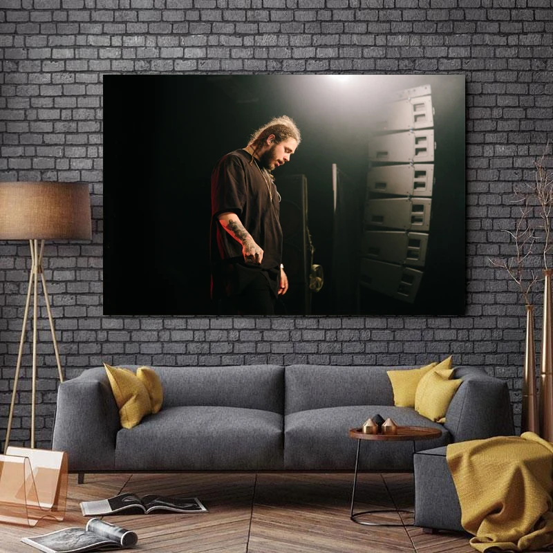 تابلو شاسی طرح بزرگان موسیقی مدل Post Malone کد A399