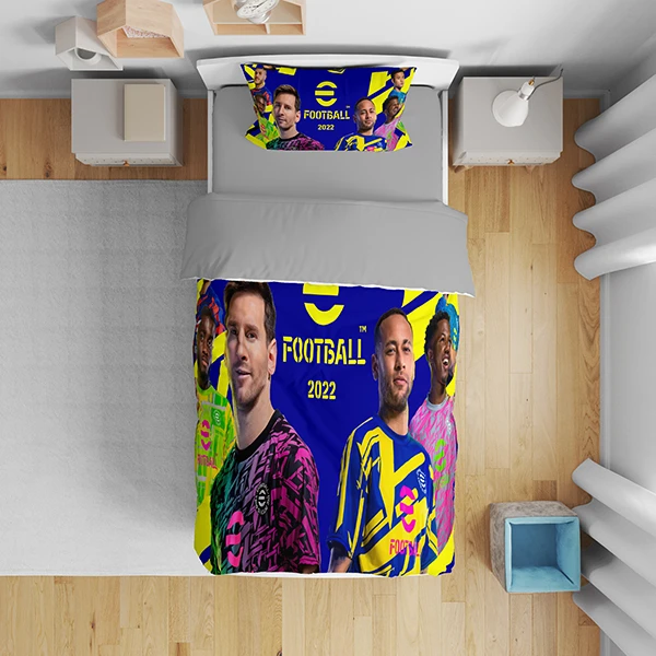 سرویس روتختی مدل فوتبالی 5124 تک نفره 5 تکه