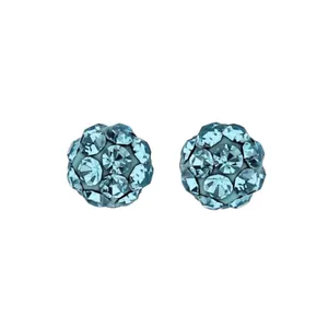 گوشواره نقره زنانه مدل jeweled ball
