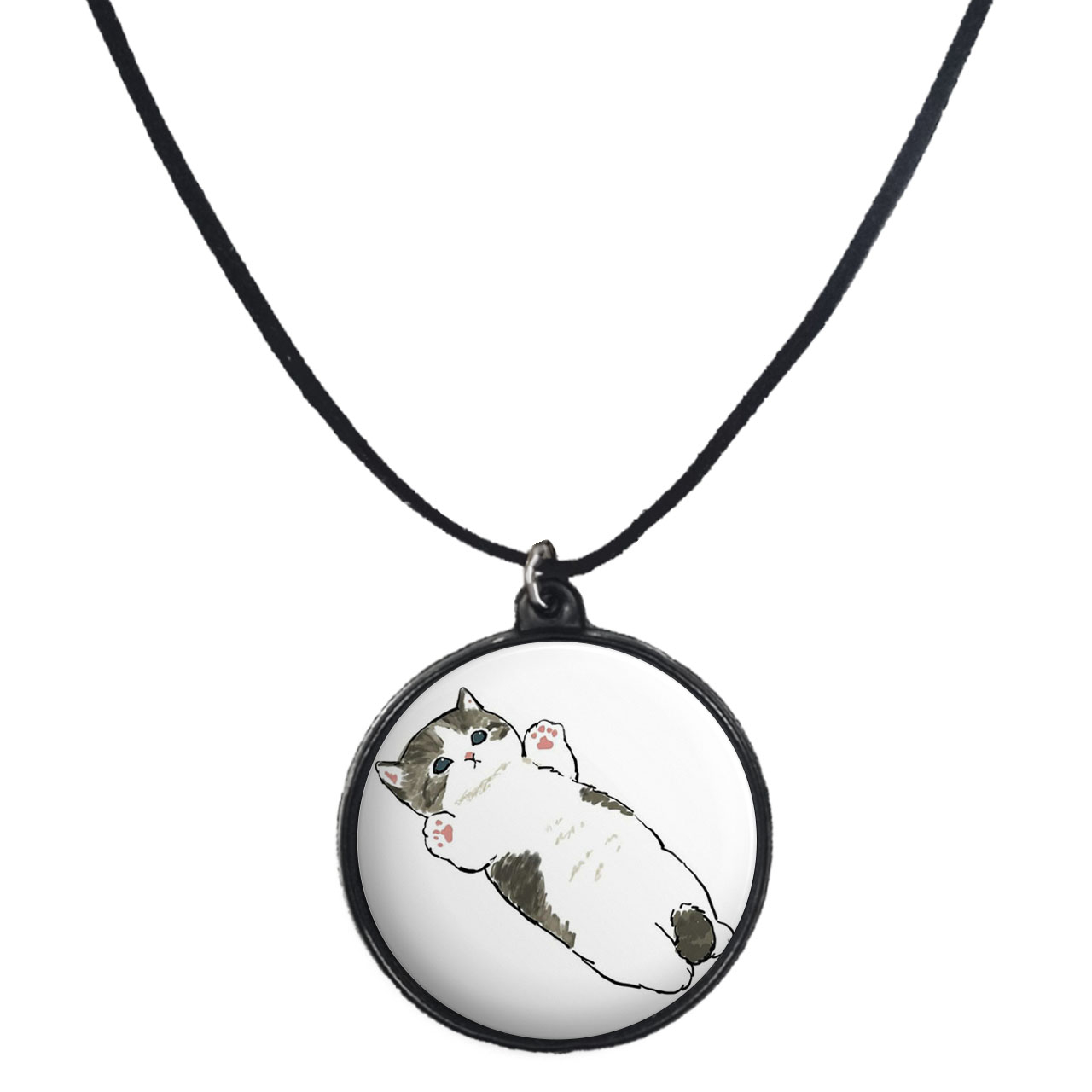 گردنبند پرمانه طرح حیوانات کیوت کد pmb.21559 مدل دو طرفه