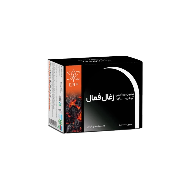 صابون شستشو صورت خاص مون مدل زغال فعال مناسب برای انواع پوست وزن 100 گرم