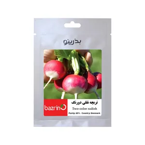 بذر تربچه نقلی دو رنگ بذرینو کد BZNO-185