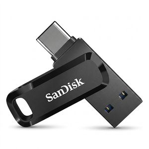 فلش مموری سن دیسک Ultra Dual Drive Go ظرفیت 256 گیگابایت با درگاه USB Type-C مقاوم در برابر خش، شوک، لرزش و گرد و غبار