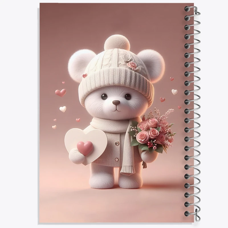 دفتر لیست خرید 50 برگ خندالو طرح خرس کیوت کد F5668