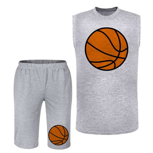 ست تاپ و شلوارک مردانه مدل بسکتبال  کد BA 505 T