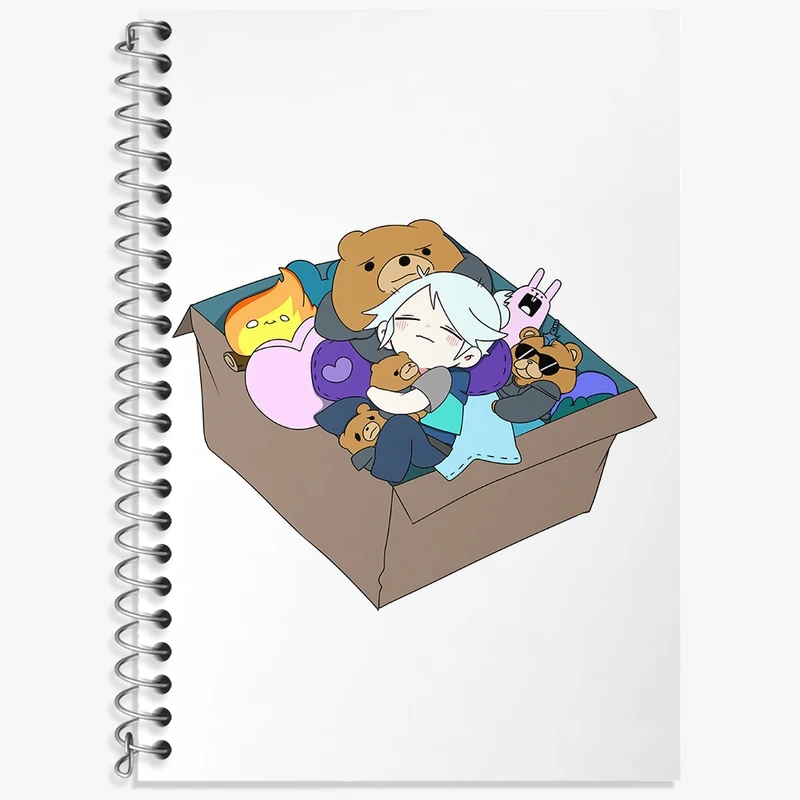 دفتر لغت 50 برگ خندالو طرح بازی ولورانت (Valorant) کد 33057