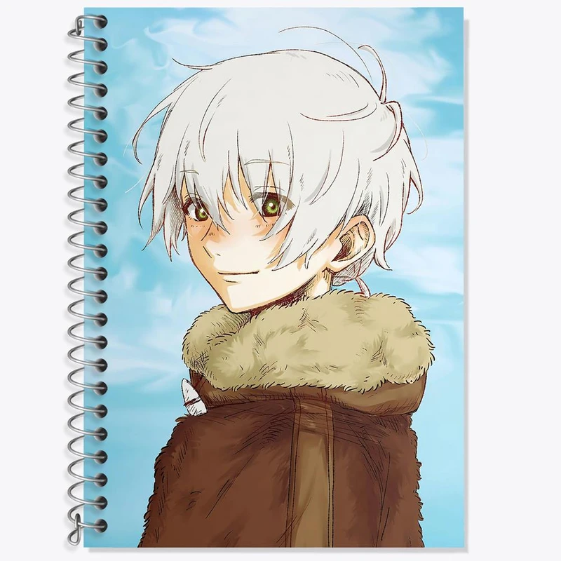 دفتر زبان 50 برگ خندالو مدل سه خط طرح فوشی انیمه به تو ای ابدی کد 15698