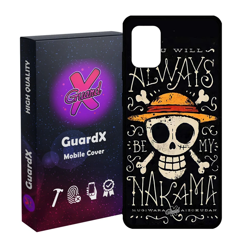 کاور گارد ایکس طرح لوفی انیمه مدل Glass10565 مناسب برای گوشی موبایل سامسونگ Galaxy A71 4G