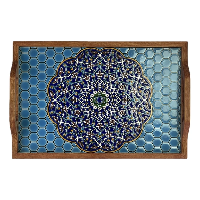 سینی چوبی مدل حوضچه ۲