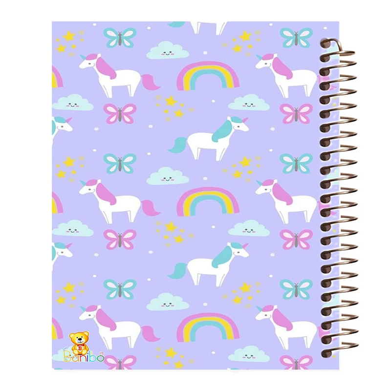 دفتر نقاشی 50 برگ بانیبو مدل یونیکورن  کد 885