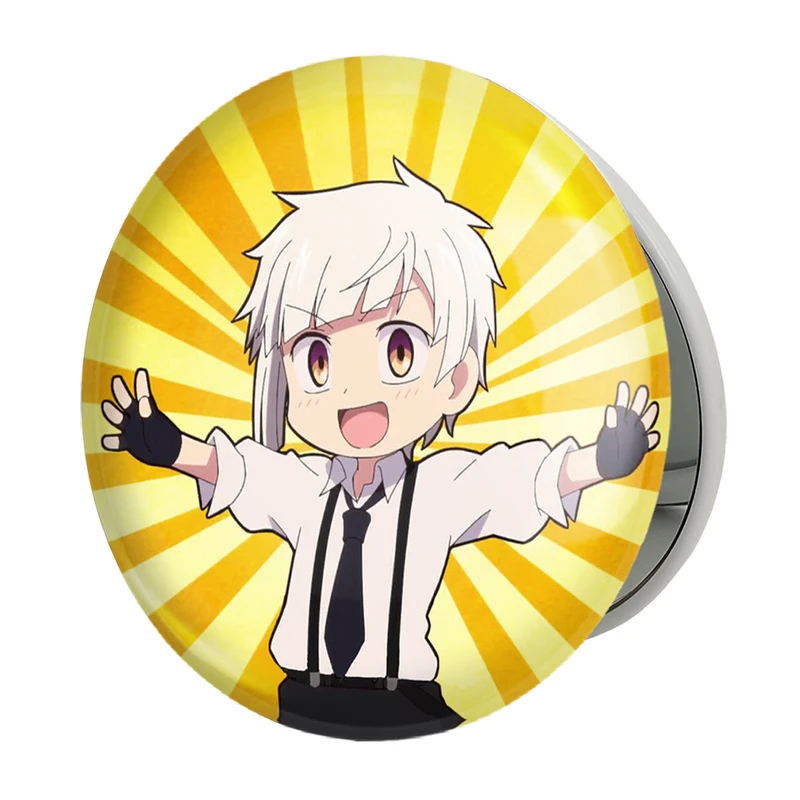 آینه جیبی خندالو طرح آتسوشی انیمه سگ های ولگرد بانگو مدل تاشو کد 15630 