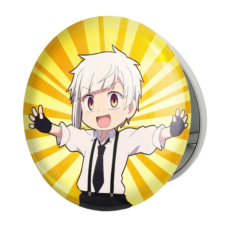 آینه جیبی خندالو طرح آتسوشی انیمه سگ های ولگرد بانگو مدل تاشو کد 15630