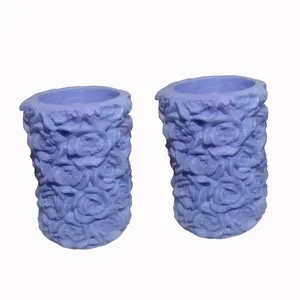 جاشمعی مدل گل گلی کد G 22 بسته دو عددی