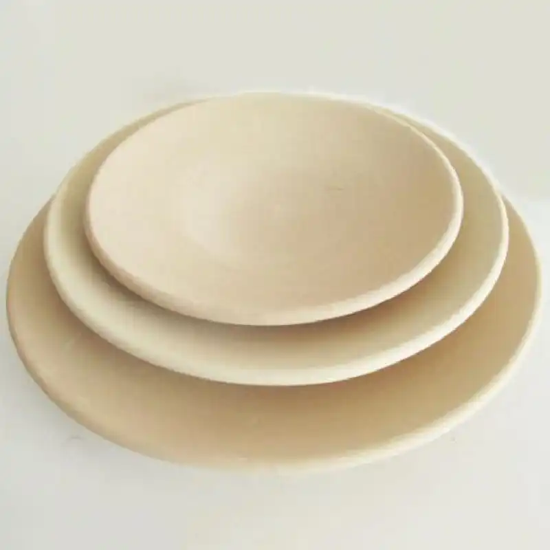 بشقاب سفالی خام مدل 3 مجموعه 3 عددی