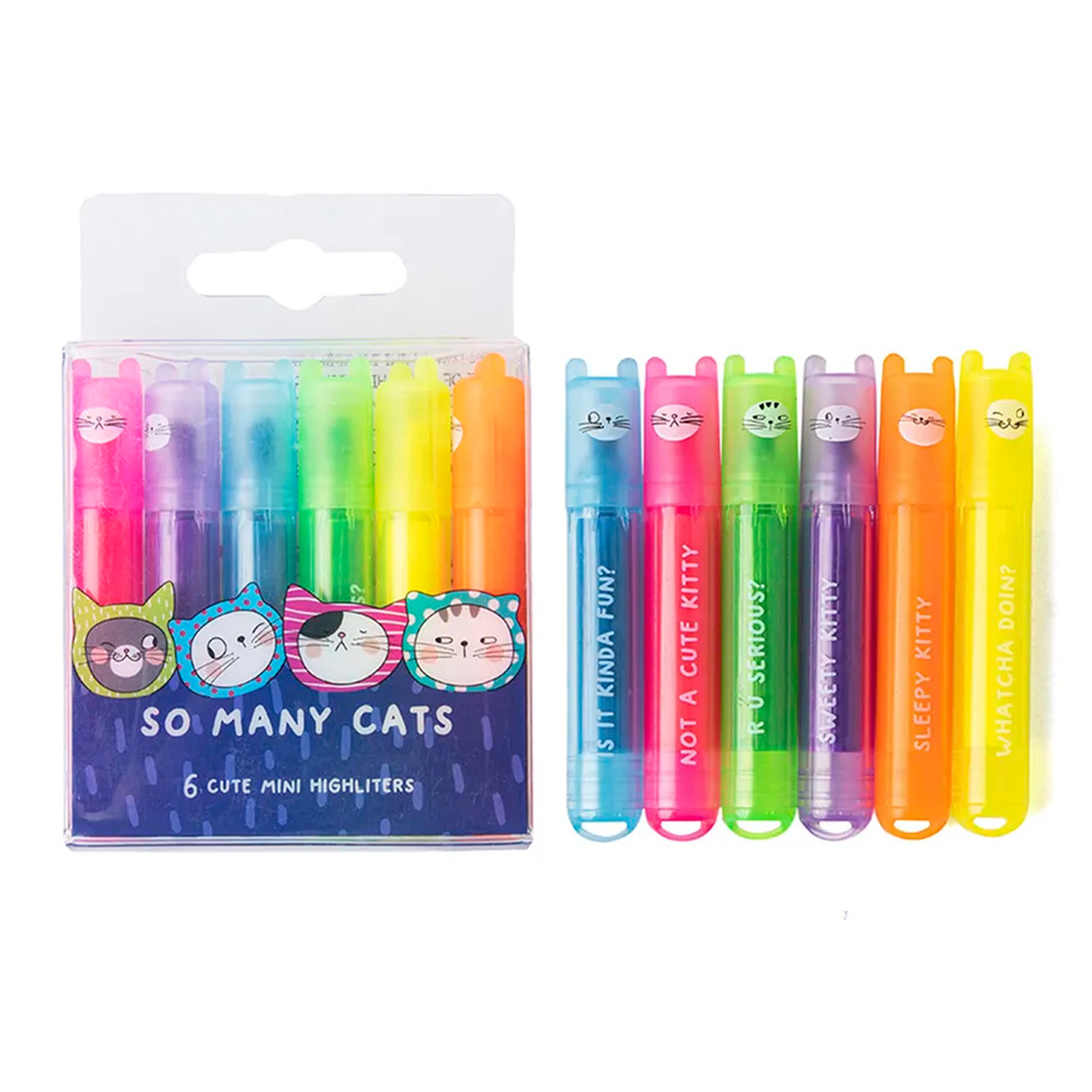 ماژیک علامت گذار ام اند جی مدل معطر SO MANY CATS بسته 6 عددی