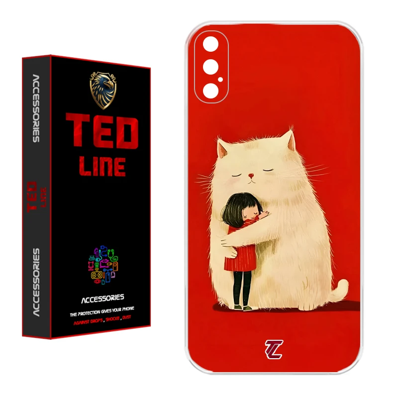 کاور تدلاین طرح گربه کد 1170 مناسب برای گوشی موبایل اپل Iphone X / XS