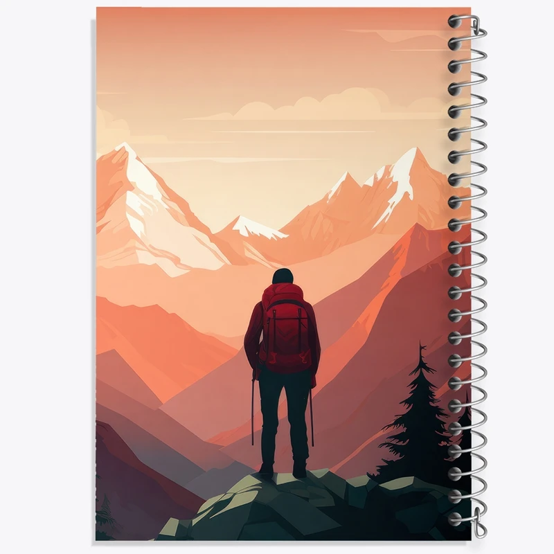 دفتر شطرنجی 50 برگ خندالو مدل کوهنورد کد F2798