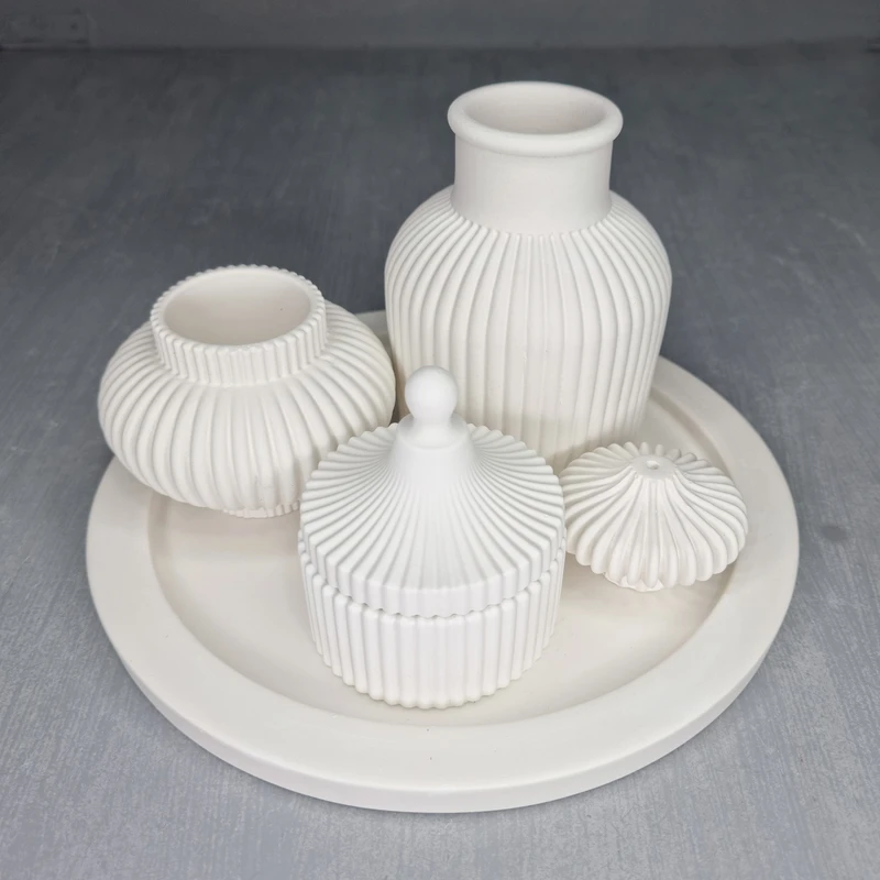 عکس شماره 4 : ست 6 تکه دکوری بتنی مدل مراکشی کد 01