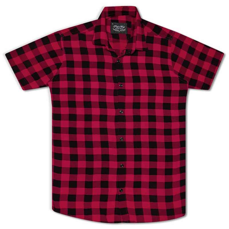 پیراهن آستین کوتاه مردانه مدل هاوایی کد 124150-41