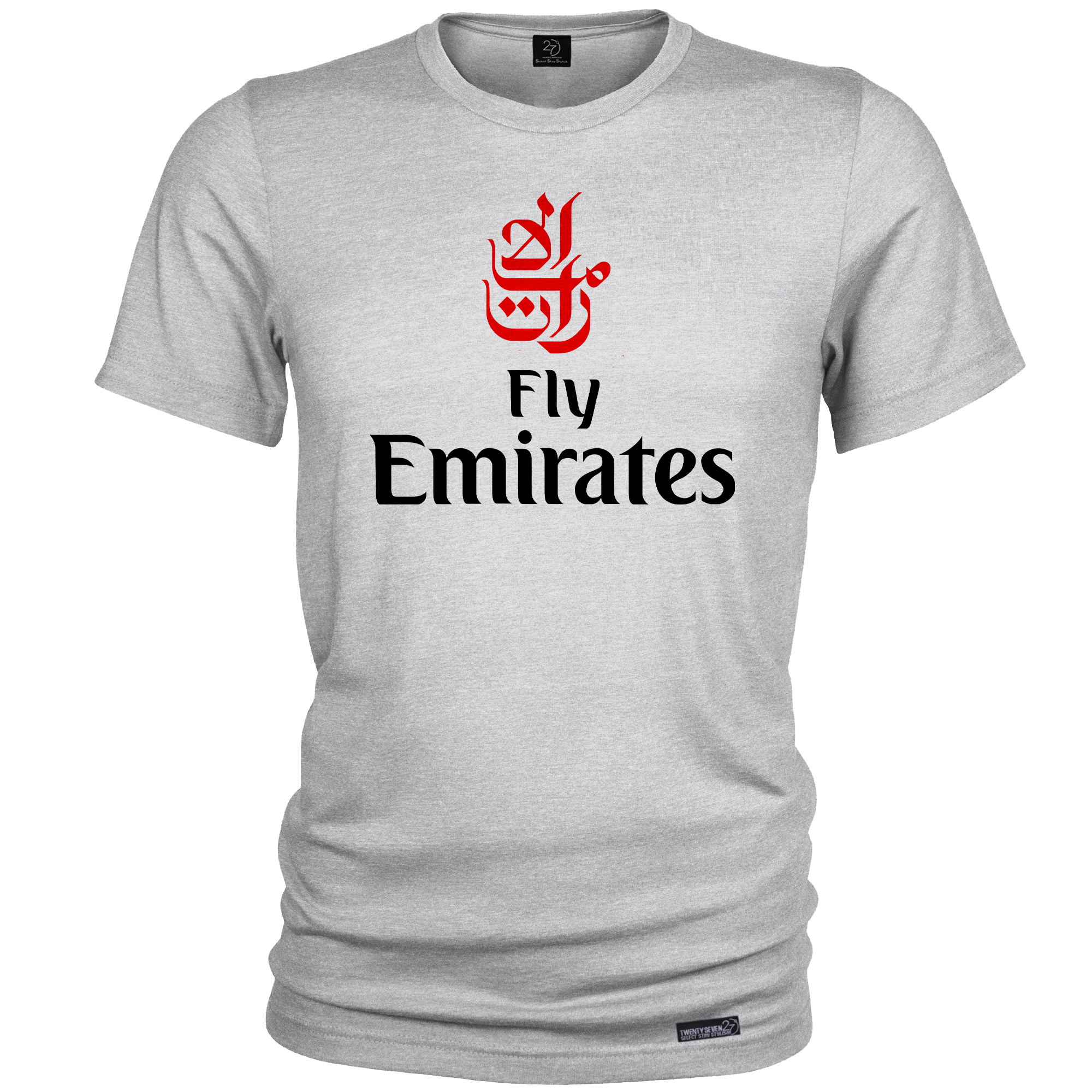 تی شرت آستین کوتاه مردانه 27 مدل Fly Emirates کد MH90
