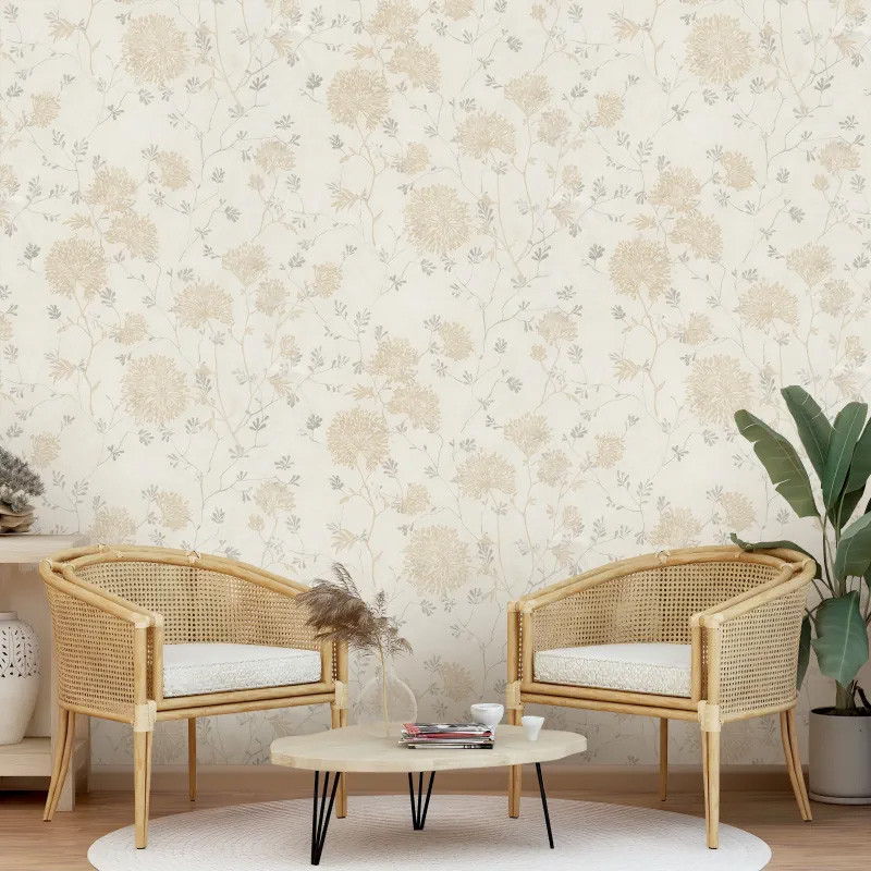 کاغذ دیواری مدل شاخ و برگ کد 8098